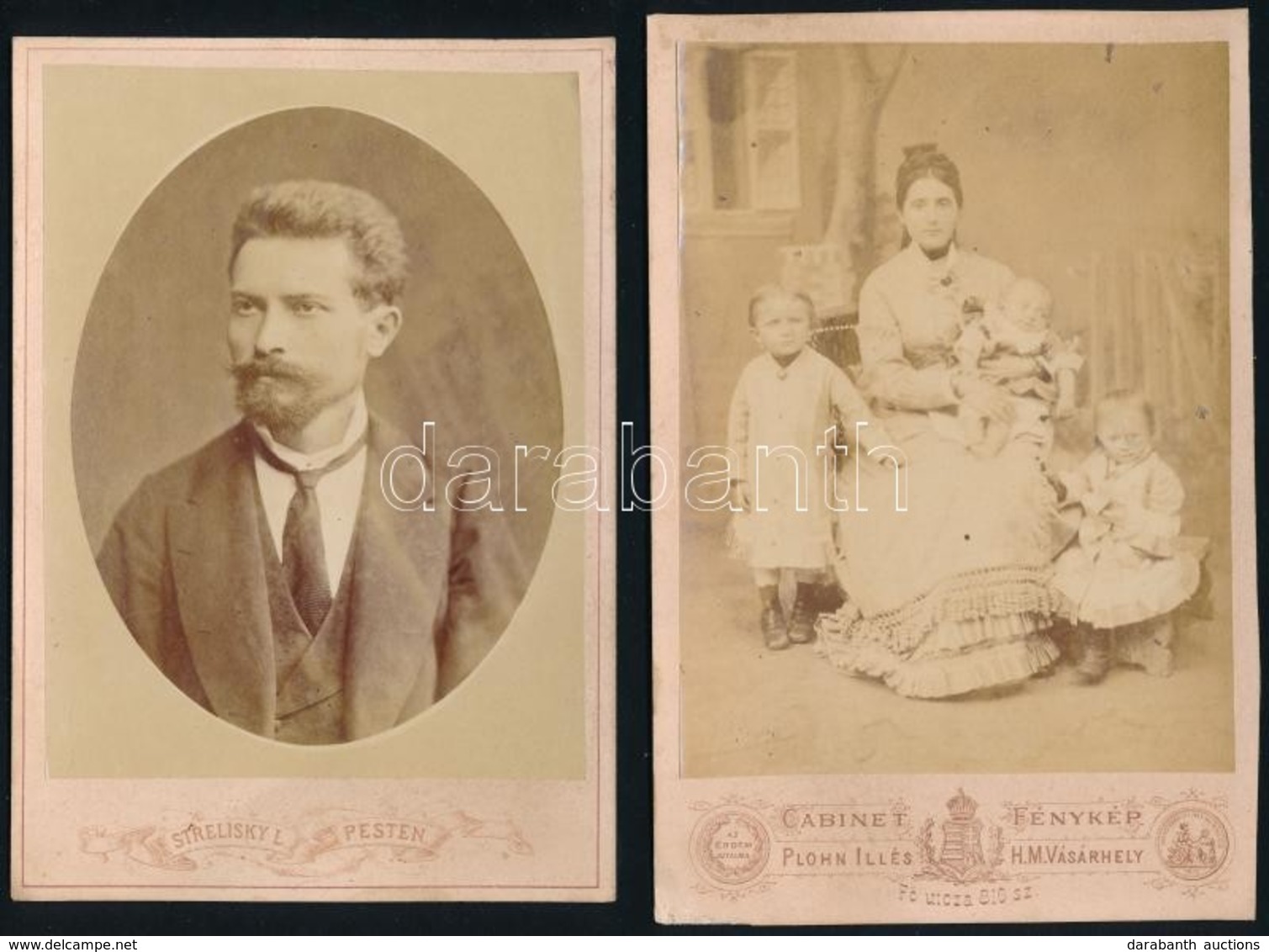 Cca 1880 Éder Pál (1849-1916) Cs. és Kir. Ny. Főhadnagy Családi Fotók 3 Db - Sonstige & Ohne Zuordnung