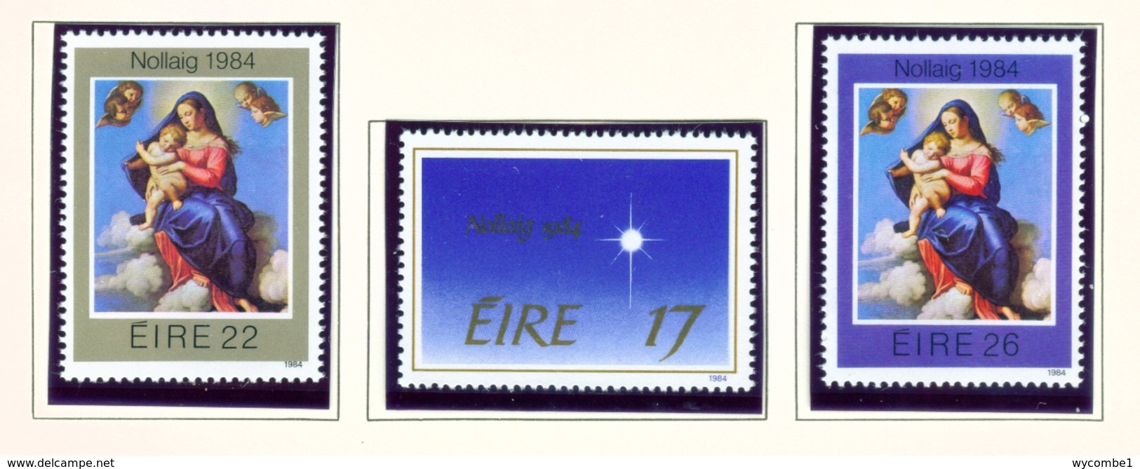 IRELAND  -  1984 Christmas Set  Unmounted/Never Hinged Mint - Unused Stamps
