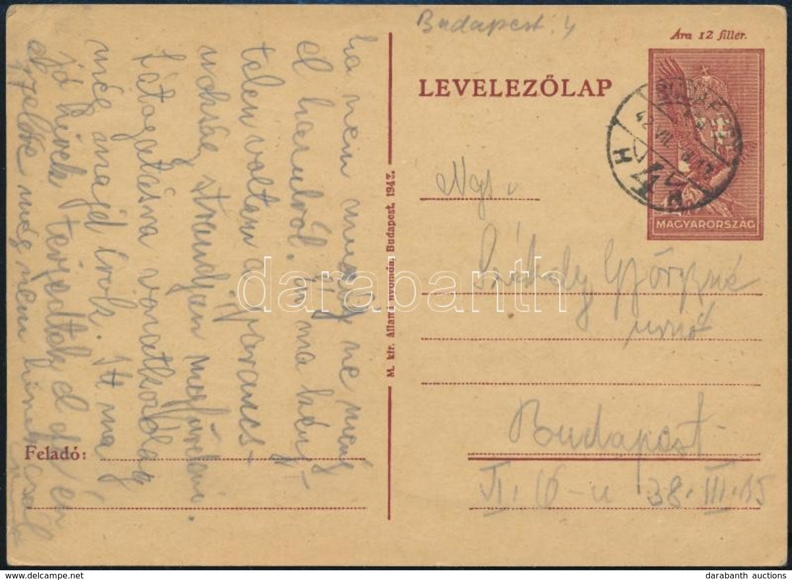 1942 Munkaszolgálatos Tábori Postai Levelezőlapja - Sonstige & Ohne Zuordnung