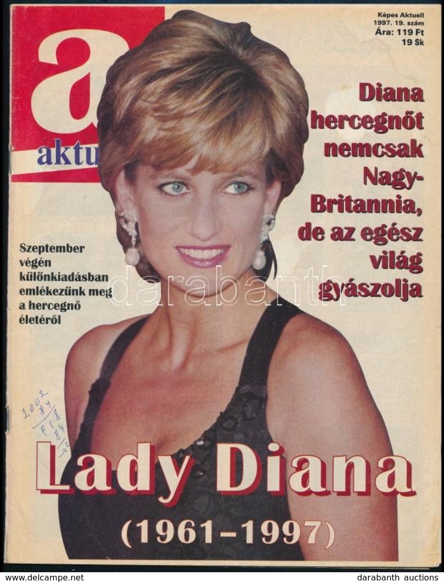 1997 Képes Aktuelle, 1997. 19 Sz., Lady Diana Halálával Foglalkozó írásokkal. - Non Classés