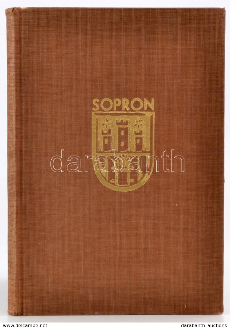 Soproni Képeskönyv. Összeáll.: Dr. Heimler Károly. Magyar Tájak, Magyar Városok. 1. Bp., 1932, Somló Béla, 123 P. Fekete - Ohne Zuordnung