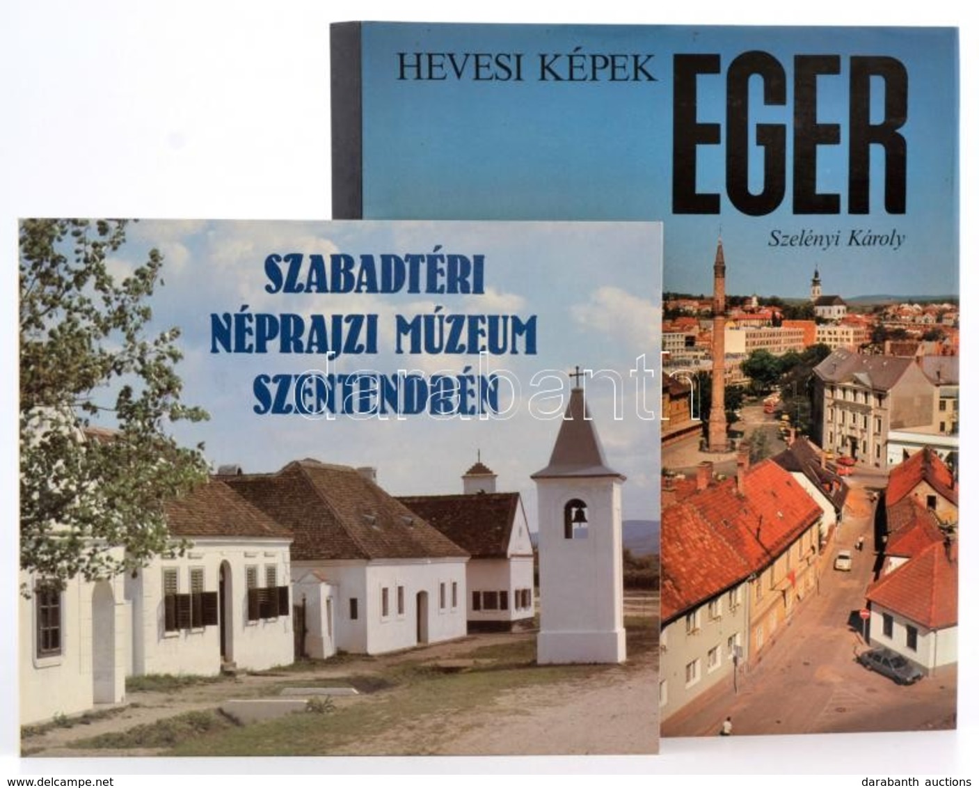 Vegyes Könyvtétel, 4 Db: 
Szelényi Károly: Eger. Hevesi Képek. Bp., 1987, Képzőművészeti Kiadó-Kossuth Nyomda. Kiadói Eg - Ohne Zuordnung