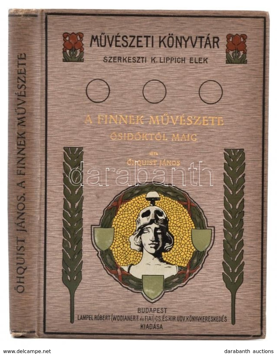 Őhquist János: A Finnek Művészete - Ős Időktől Maig. Művészeti Könyvtár. Bp.,1911, Lampel R. (Wodianer F. és Fiai.), 243 - Unclassified