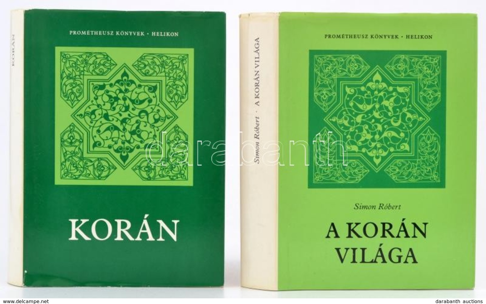 Korán. Ford.: Simon Róbert.+Simon Róbert: Korán -  A Korán Világa. Prométeusz Könyvek 17. Bp., 1987, Helikon Kiadó. Egés - Unclassified