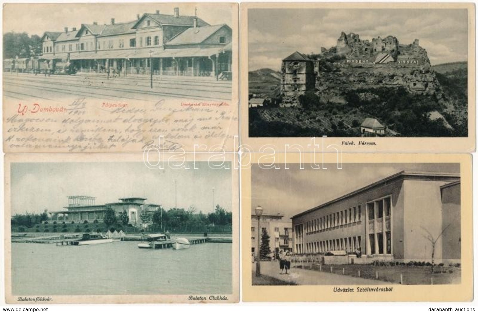 ** * 28 Db RÉGI Történelmi Magyar Városképes Lap, Vegyes Minőség / 28 Pre-1945 Town-view Postcards From The Kingdom Of H - Non Classés