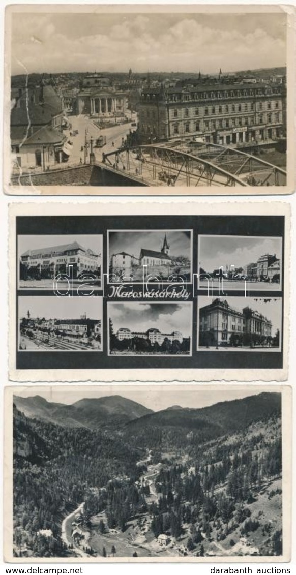 ** * 7 Db RÉGI Erdélyi Városképes Lap / 7 Pre-1945 Transylvanian Town-view Postcards - Ohne Zuordnung