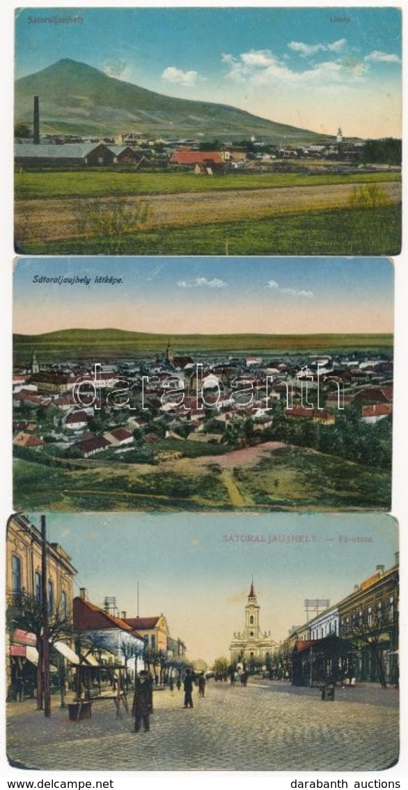 ** * 5 Db RÉGI Magyar Városképes Lap: Miskolc, Sátoraljaújhely, Nyíregyháza / 5 Pre-1945 Hungarian Postcards - Ohne Zuordnung