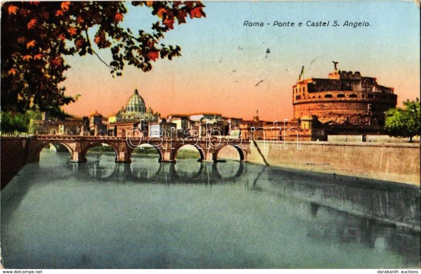 ** 4 Db Régi Olasz Városképes Lap / 4 Pre-1945 Italian Town-view Postcards - Non Classés