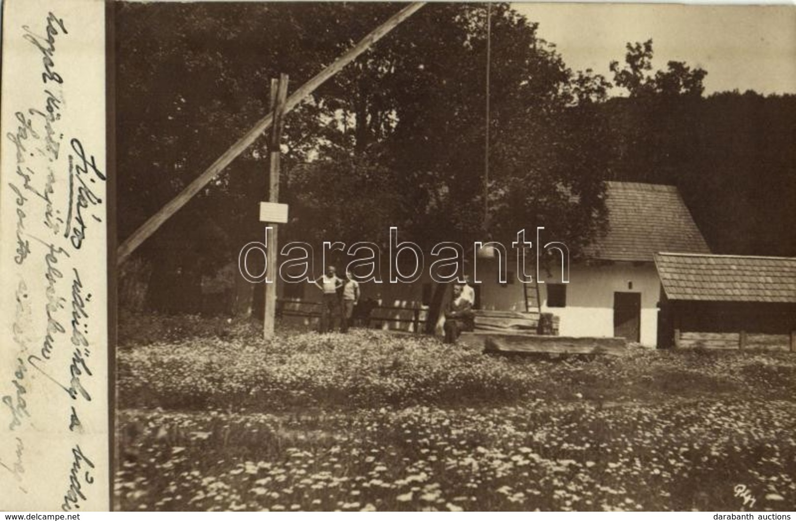 T2 1911 Budapest, Sikárosi üdülőhely A Budai Hegyekben, Gémeskút. Photo - Ohne Zuordnung