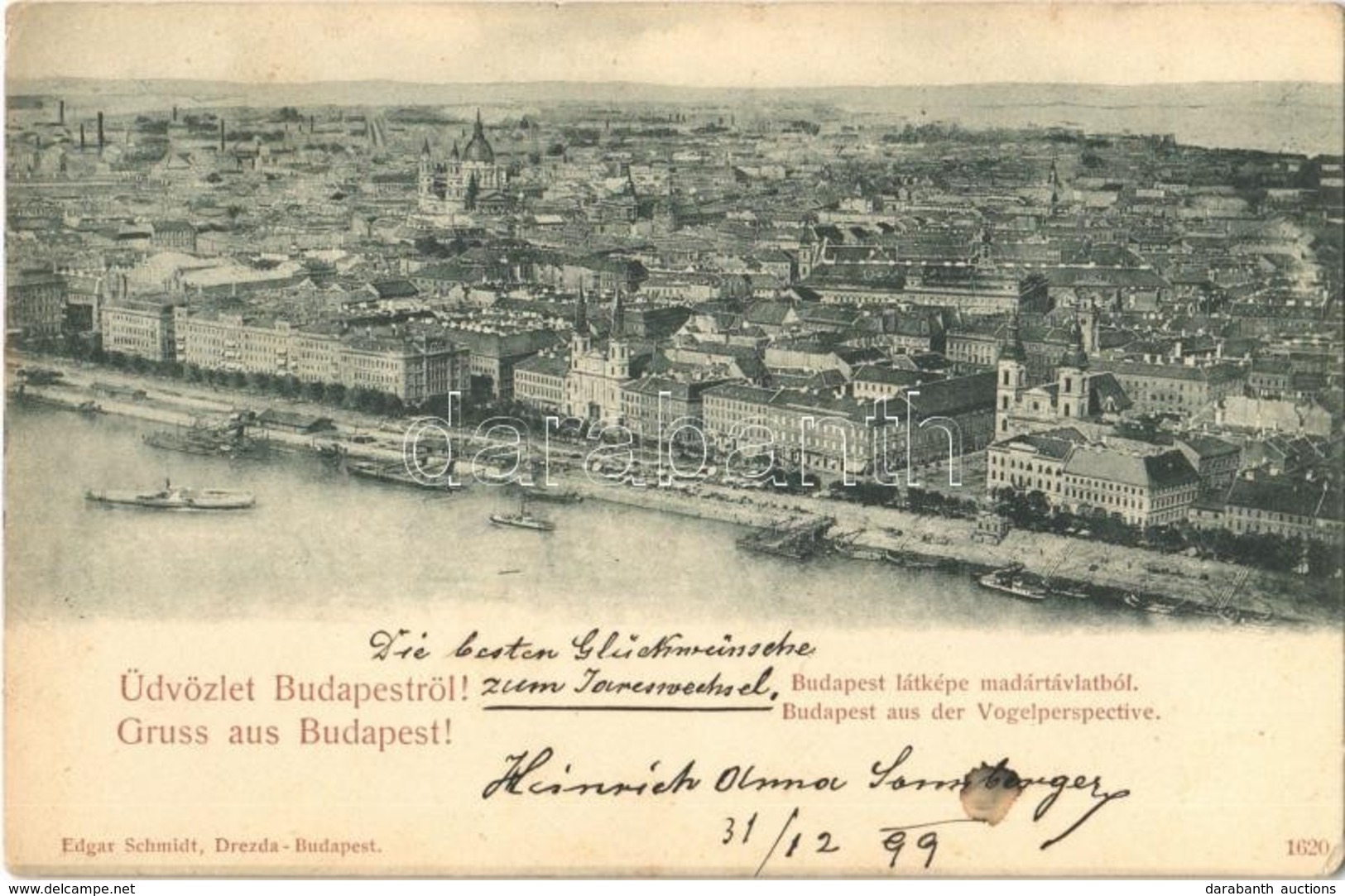 T2 1899 Budapest, Pesti Rakpart és Látkép - Non Classés