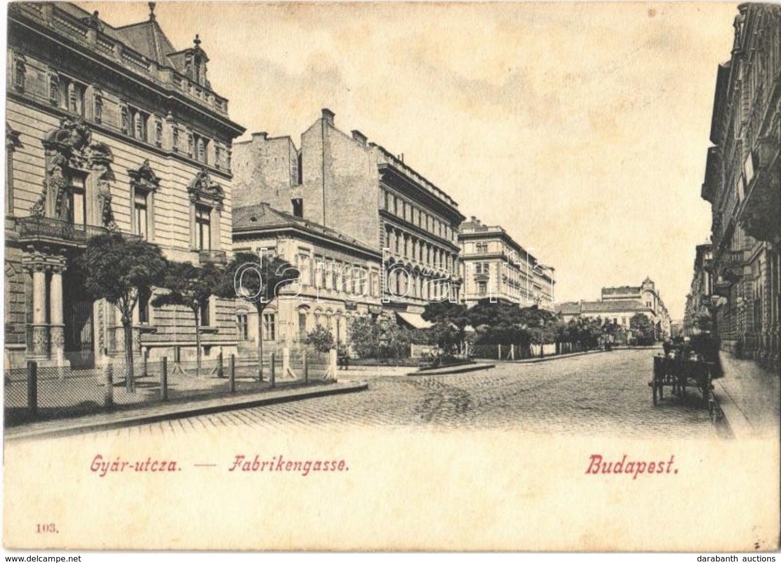 T2 1909 Budapest VI. Gyár Utca (mai Liszt Ferenc Tér), Japán Kávéház - Non Classés