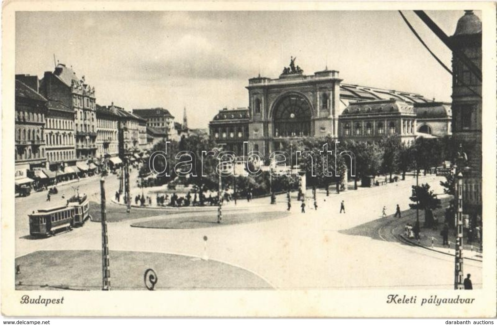 * T2 Budapest VII. Keleti Pályaudvar, Vasútállomás, Baross Szobor, Villamos - Non Classés