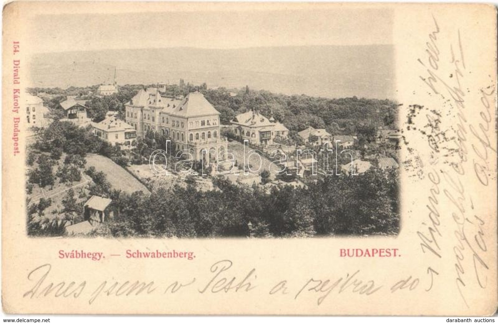 T2/T3 1915 Budapest XII. Svábhegy, Grand Hotel Svábhegy Nagyszálloda, Villák (EK) - Non Classés