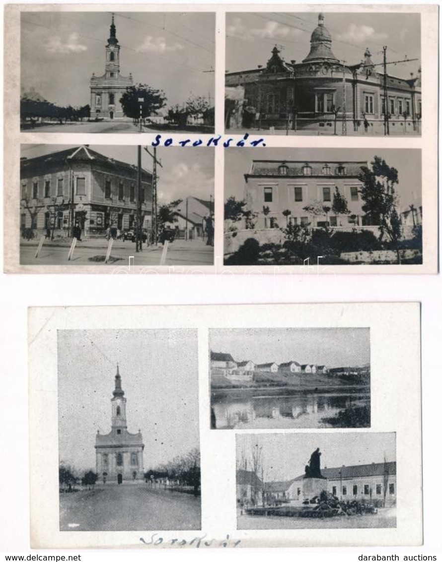 * Budapest XXIII. Soroksár - 2 Db Képeslap / 2 Pre-1945 Postcards - Non Classés