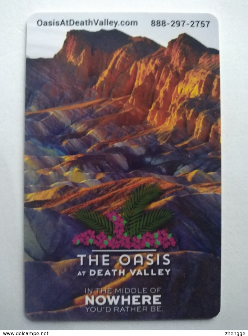 USA Hotel Key, The Oasis At Death Valley , Xanterra Parks & Resorts (1pcs) - Hotelkarten