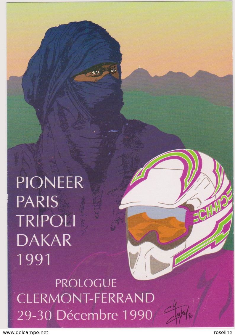 CHABERT Christian  - Paris Dakar Touareg  - CPM 10,5x15 TBE 1990 Neuve - Autres & Non Classés