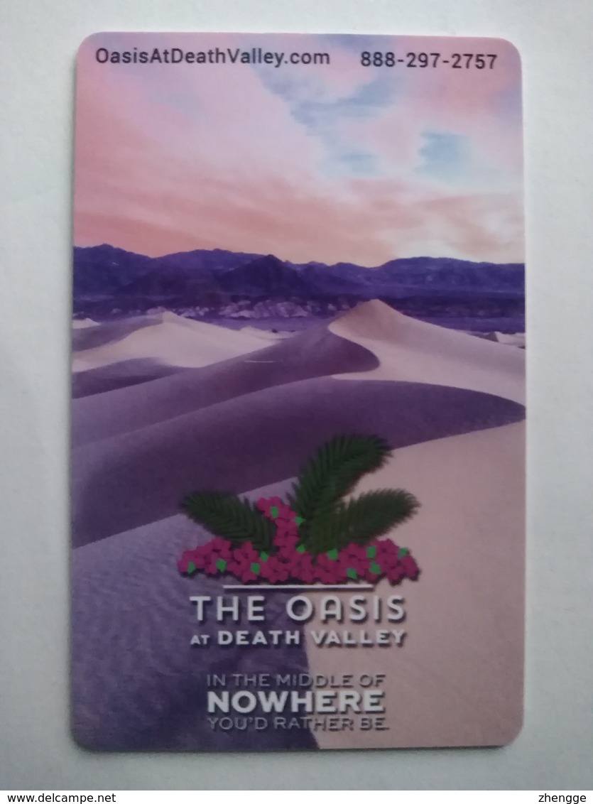 USA Hotel Key, The Oasis At Death Valley , Xanterra Parks & Resorts (1pcs) - Hotelkarten