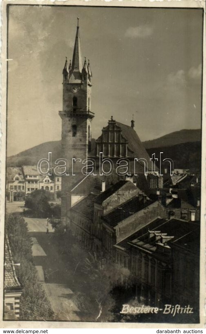 ** T2/T3 Beszterce, Bistritz, Bistrita; Evangélikus Templom / Lutheran Church. Photo (EK) - Unclassified