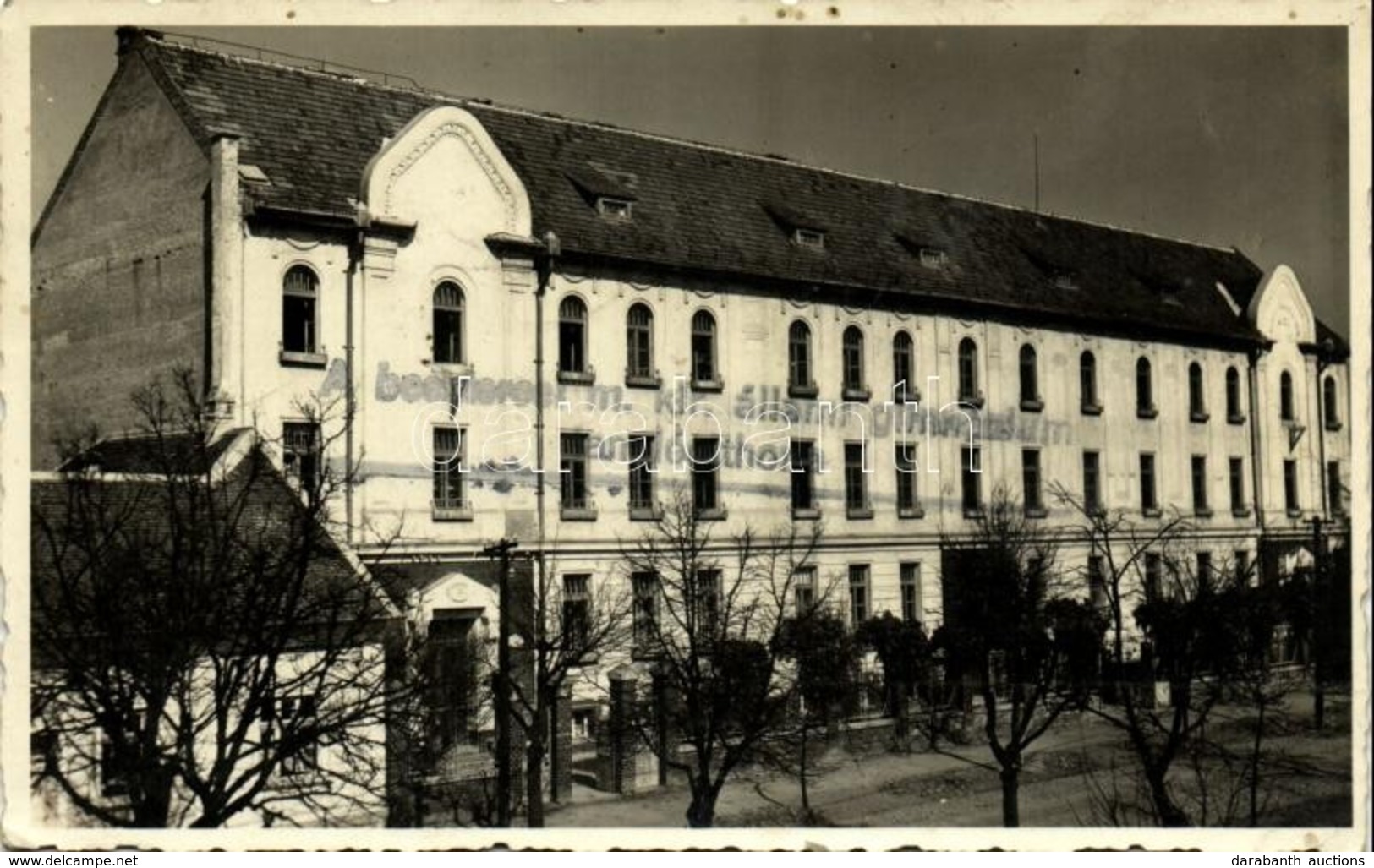 * T3 1943 Beszterce, Bistritz, Bistrita; M. Kir. állami Gimnázium Tanulóotthona / Boarding School. Foto Kuales Photo (Rb - Unclassified