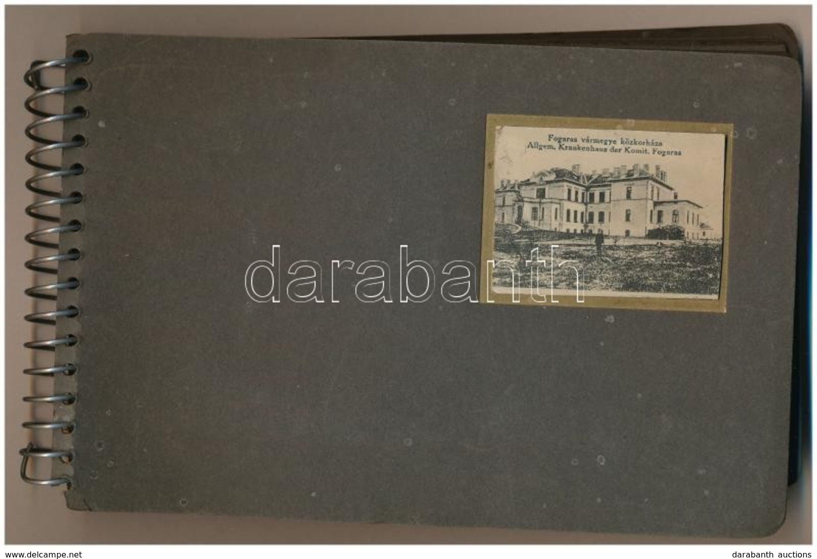 Fogaras, Fagaras; 7 Db Régi Képeslap Albumba Beragasztva / 7 Pre-1945 Postcards Glued In An Album - Ohne Zuordnung