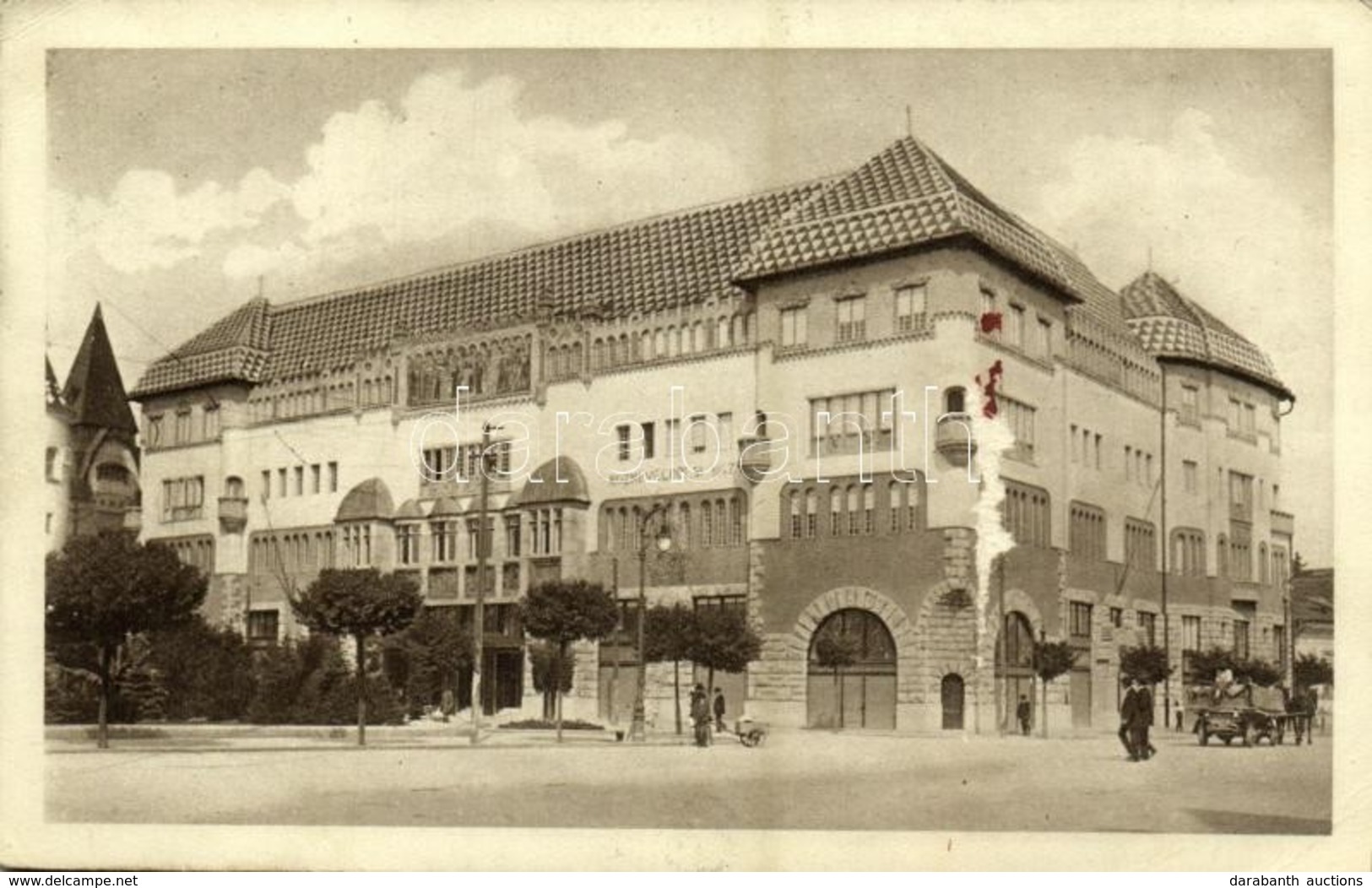 T2/T3 1915 Marosvásárhely, Targu Mures; Ferenc József Közművelődési Ház. Kiadja Révész Béla / Community Center, Public E - Ohne Zuordnung