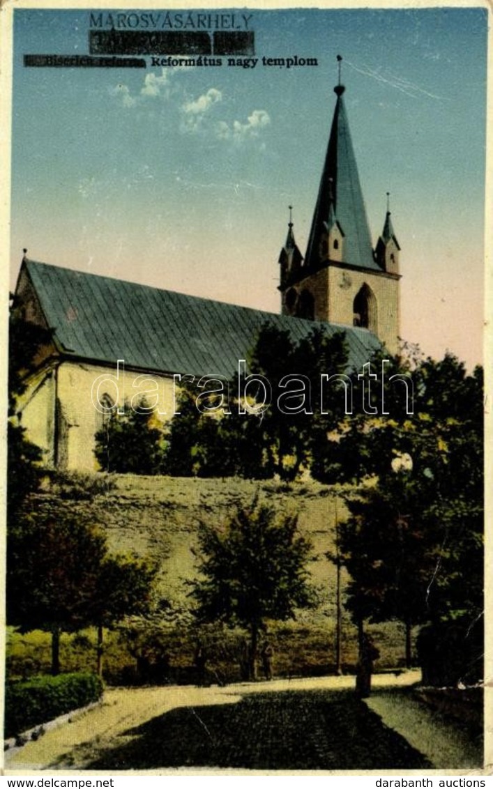 * T4 Marosvásárhely, Targu Mures; Református Nagy Templom / Calvinist Church (Rb) - Unclassified