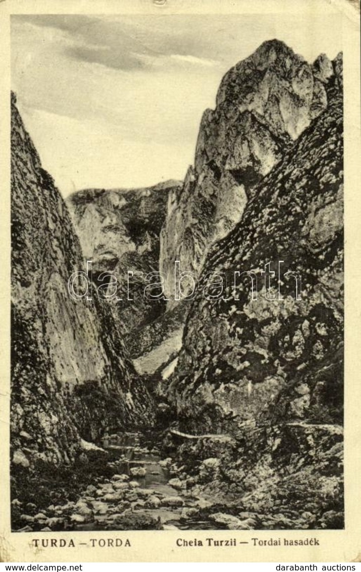 * T3 1934 Tordai-hasadék, Cheile Turzii, Torda, Turda;  Tordai Hasadék. Kiadja Füssy J. No. 27. / Cheia Turzii / Gorge + - Ohne Zuordnung