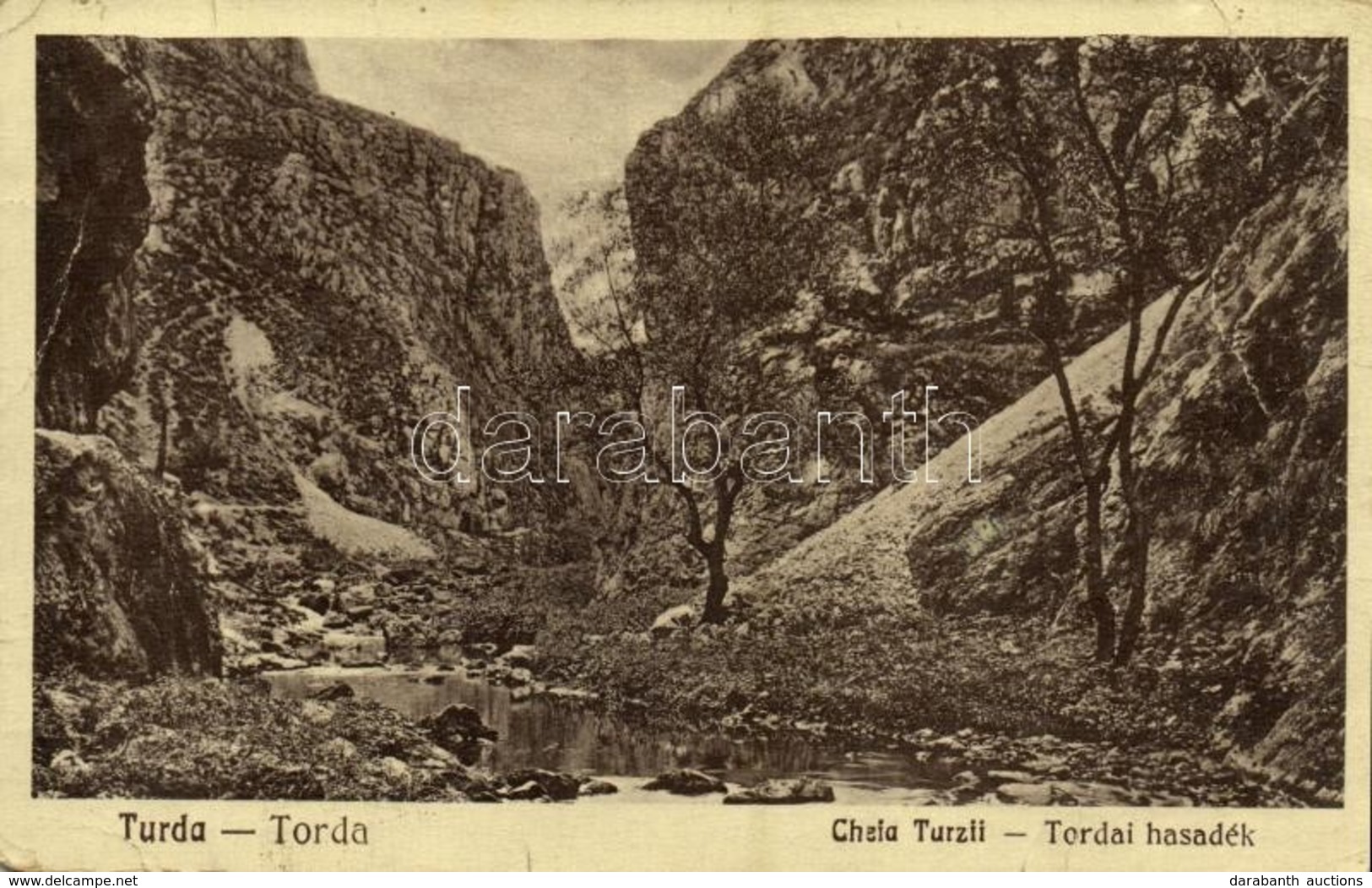 * T3 1934 Tordai-hasadék, Cheile Turzii, Torda, Turda;  Tordai Hasadék. Kiadja Füssy J. No. 22. / Cheia Turzii / Gorge ( - Ohne Zuordnung