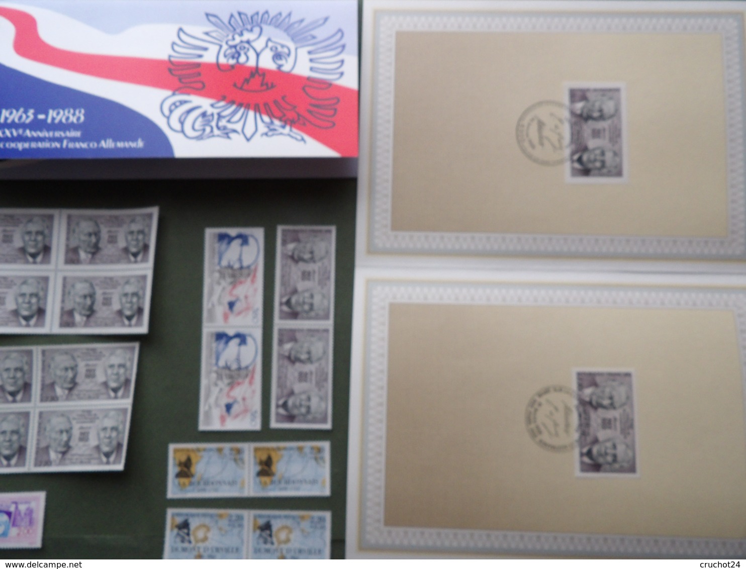 1988 Superbes Timbres Neufs Poste Francaise Valeur Faciale 160,00 Frs Soit 24 Euros Voir Scan Detaille - Neufs