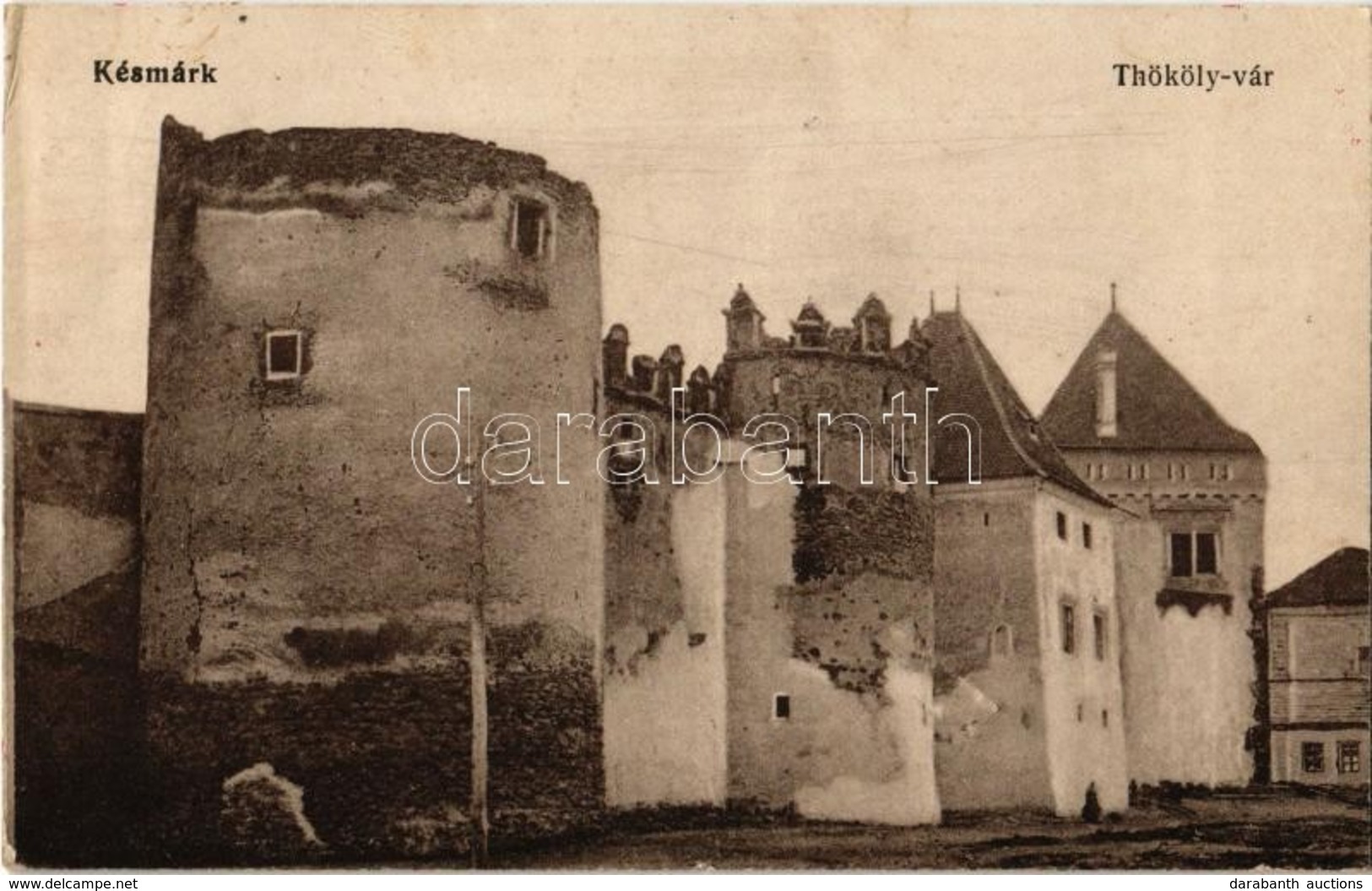 T2/T3 1917 Késmárk, Kezmarok; Thököly Vár / Castle (EK) - Ohne Zuordnung