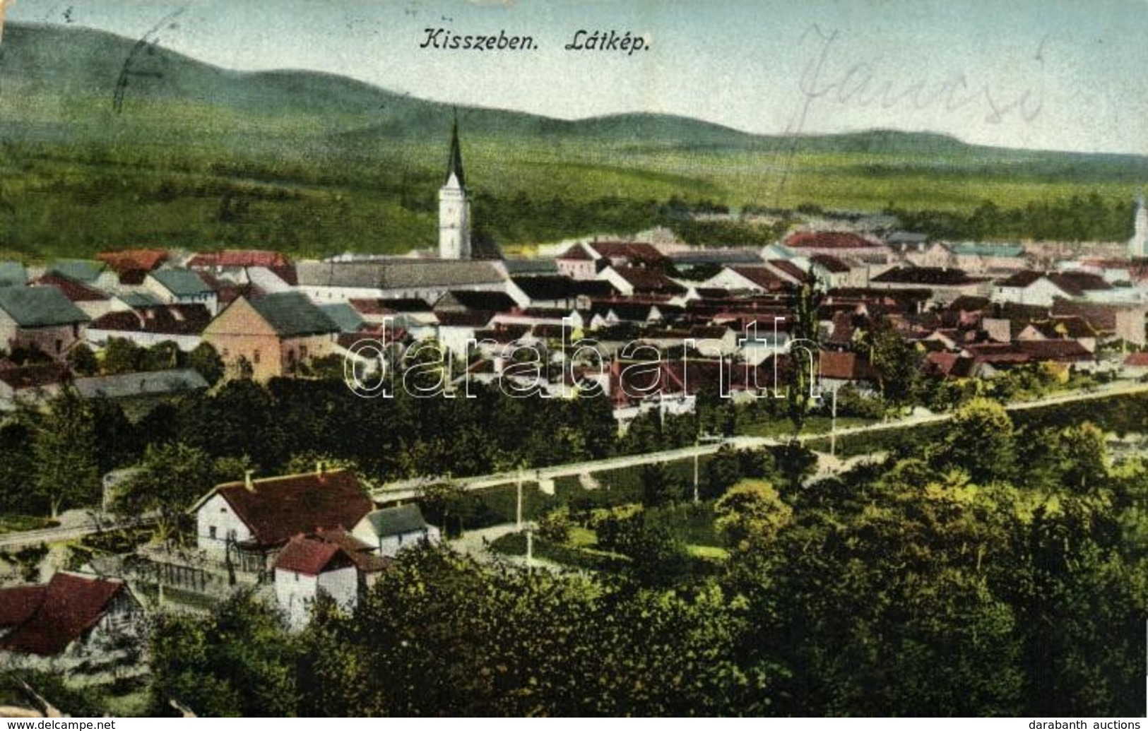 T2/T3 1918 Kisszeben, Zeben, Sabinov;  Látkép. Kiadja Stehr Gusztáv / General View (EK) - Non Classés