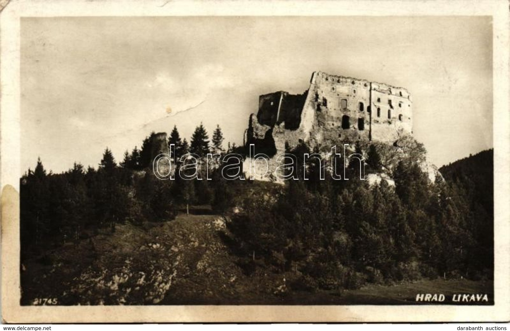 T2/T3 Likavka, Likava (Rózsahegy, Ruzomberok); Vár / Castle (EK) - Ohne Zuordnung