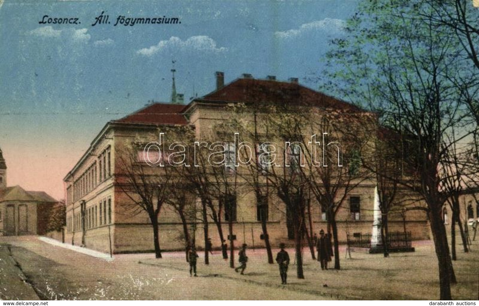 T2/T3 1923 Losonc, Lucenec; Állami Főgimnázium. Kiadja Bicskei Zoltán / High School - Ohne Zuordnung