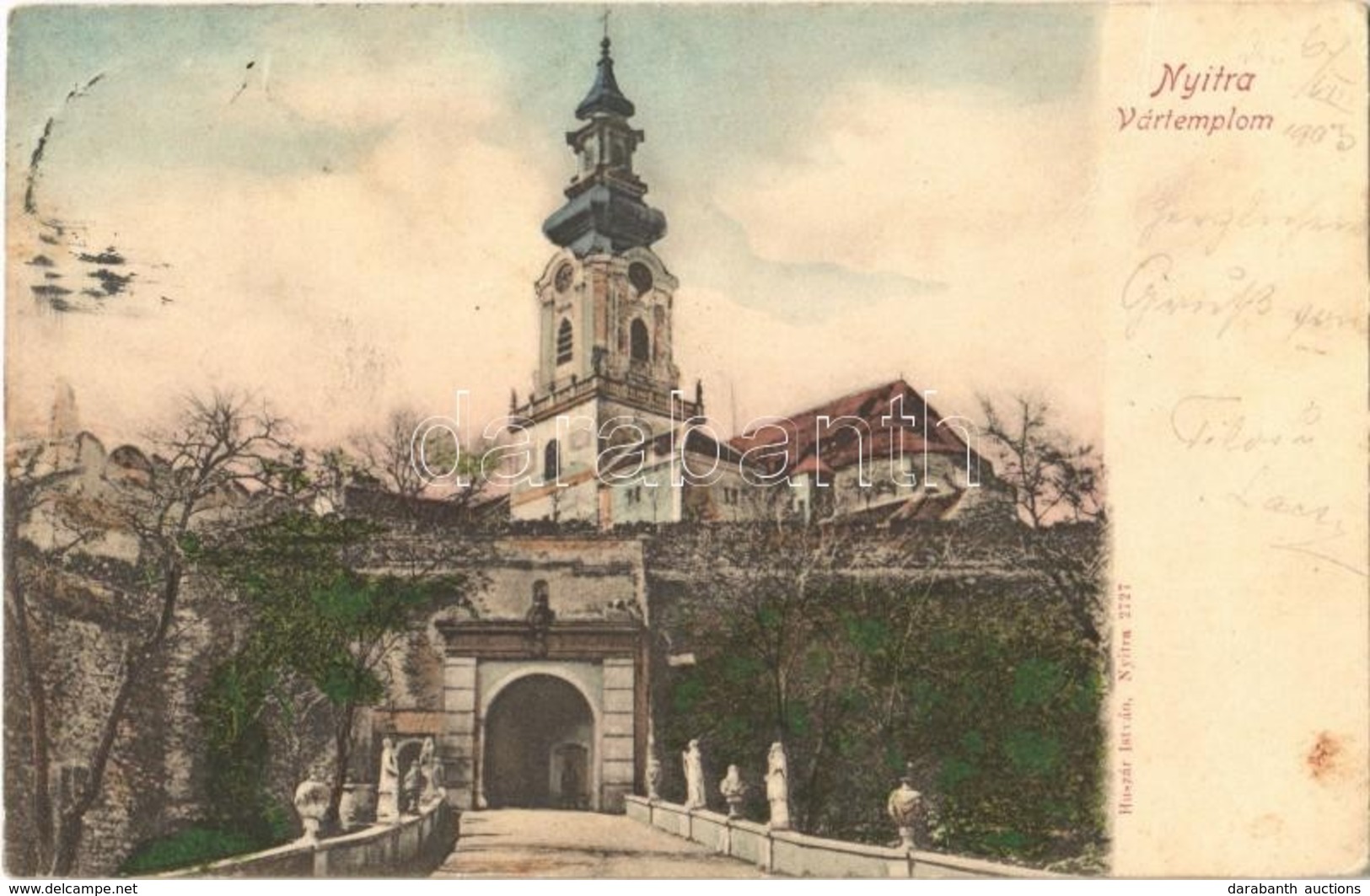 T2/T3 1903 Nyitra, Nitra; Vártemplom és Kapu / Castle Church And Gate - Ohne Zuordnung