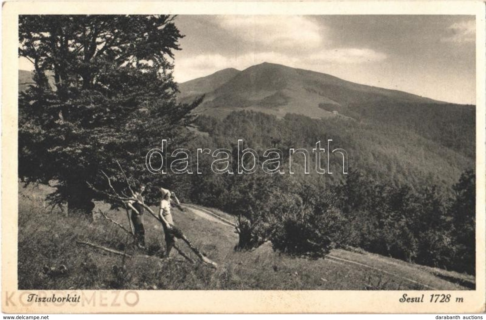 T2 1941 Tiszaborkút, Kvaszi, Kvasy; Sesul 1728 M / Mountain - Autres & Non Classés