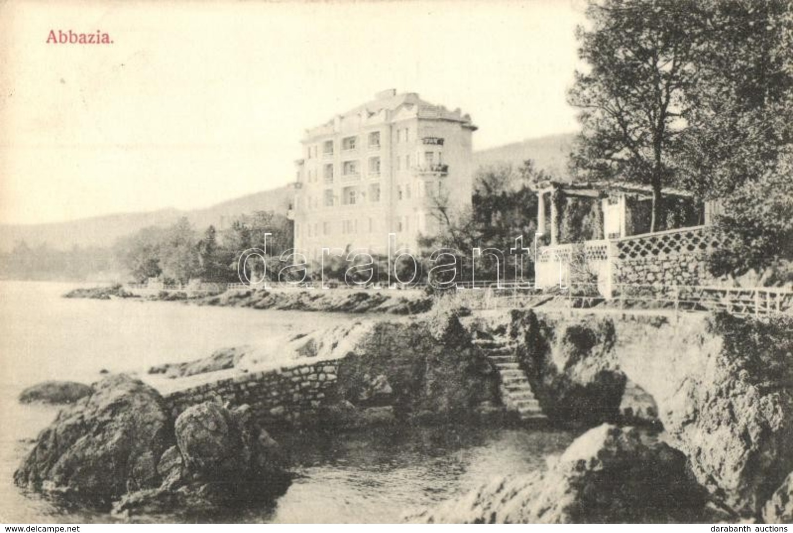 T2 1910 Abbazia, Opatija; Hotel. Divald Károly 1420-1908. - Autres & Non Classés