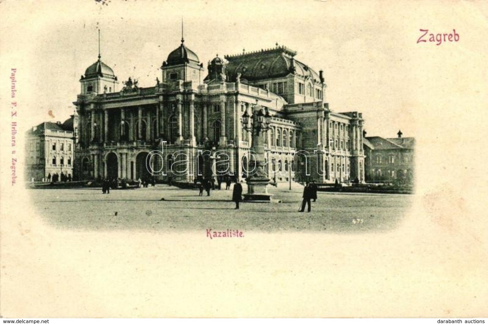 T2 1899 Zagreb, Színház / Theatre - Autres & Non Classés