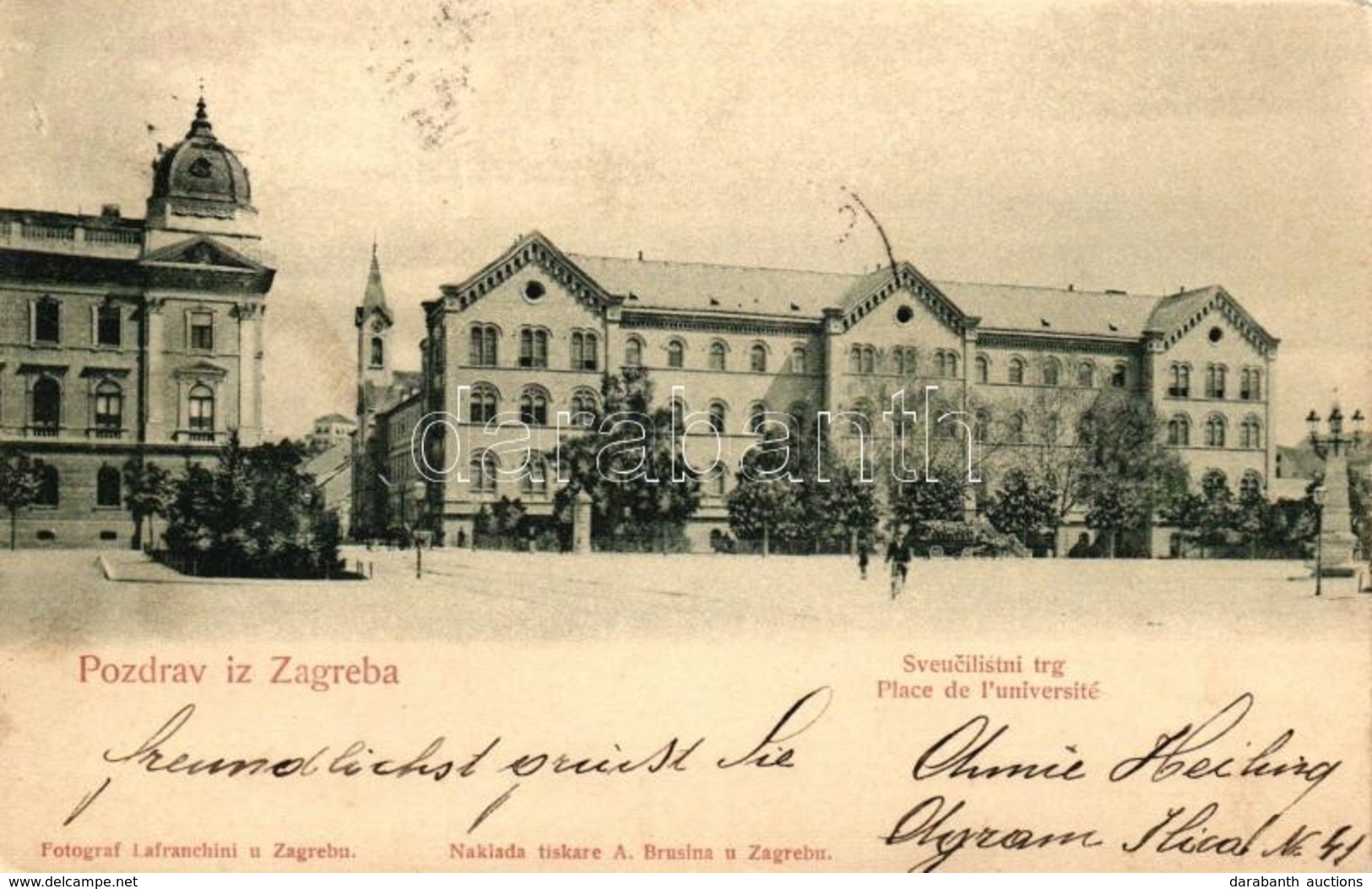 T2 Zagreb, Egyetem Tér / Sveucilistni Trg / University Square - Autres & Non Classés