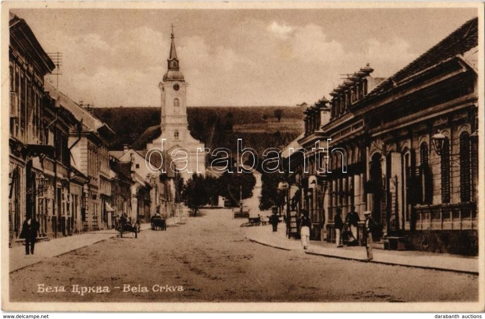 Fehértemplom, Ung. Weisskirchen, Bela Crkva - 2 Db Régi Városképes Lap / 2 Pre-1945 Town-view Postcards - Unclassified