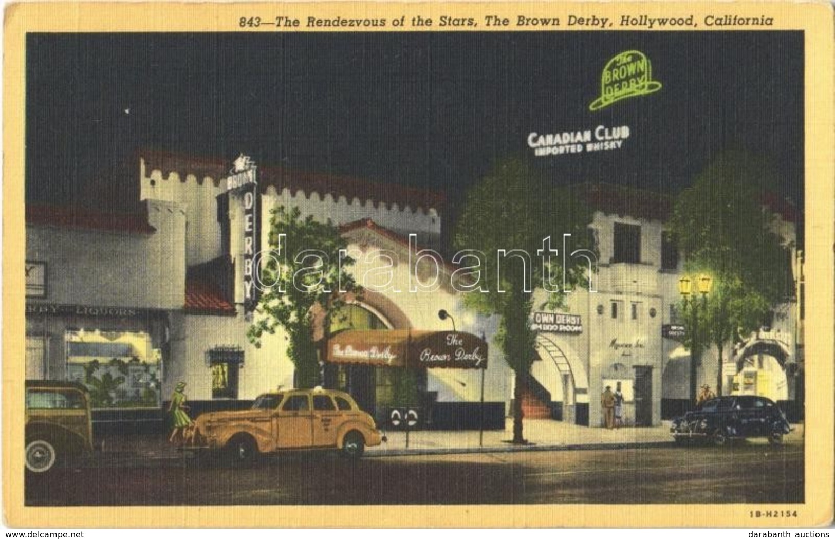 ** T2 Hollywood (Los Angeles, California); The Rendezvous Of The Stars, The Brown Derby, Automobile - Other & Unclassified