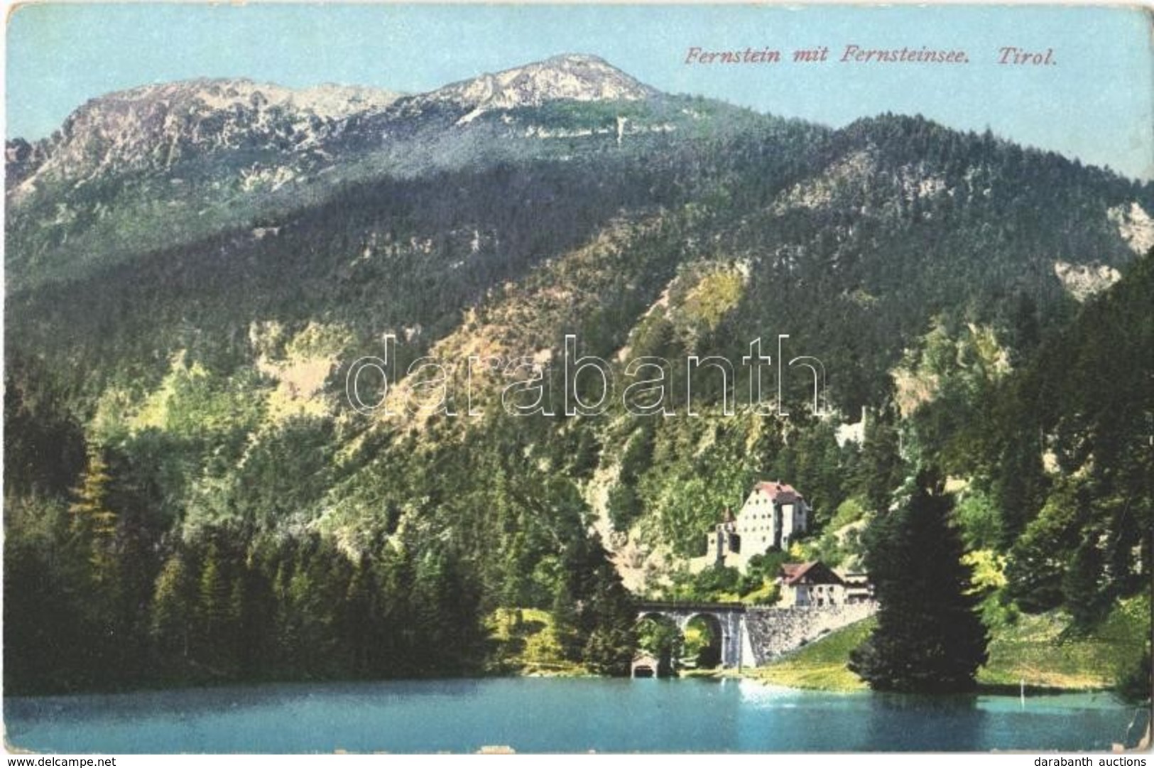 ** T2/T3 Nassereith (Tirol), Fernstein Mit Fernsteinsee / Castle, Lake (EK) - Autres & Non Classés