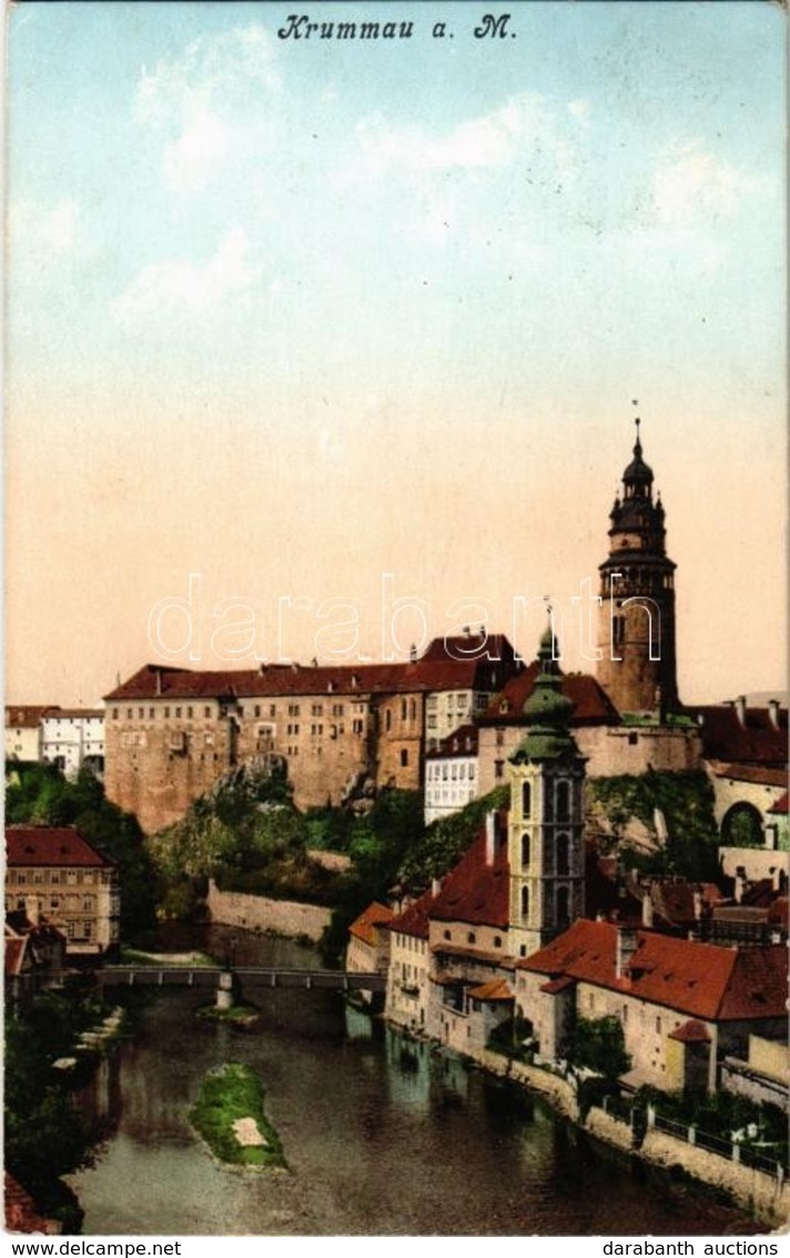 T2/T3 Cesky Krumlov, Krumau An Der Moldau; General View With Bridge. Verlag J. Seidel (EK) - Ohne Zuordnung