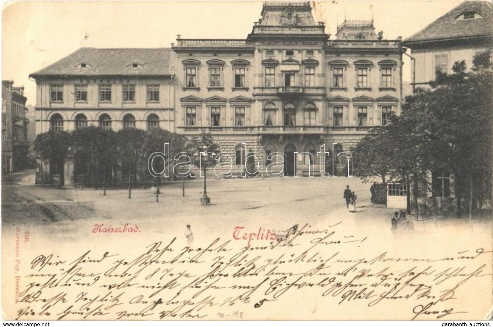 T2/T3 1898 Teplice, Teplitz-Schönau; Kaiserbad / Spa  (EK) - Ohne Zuordnung