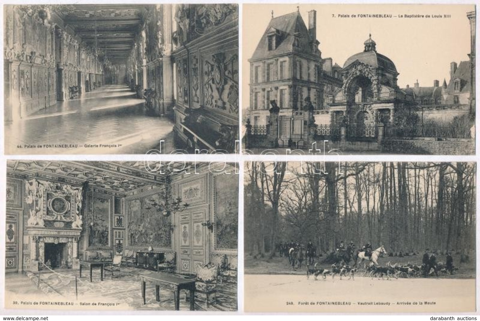 ** Fontainebleau - 16 Pre-1945 Unused Postcards - Autres & Non Classés