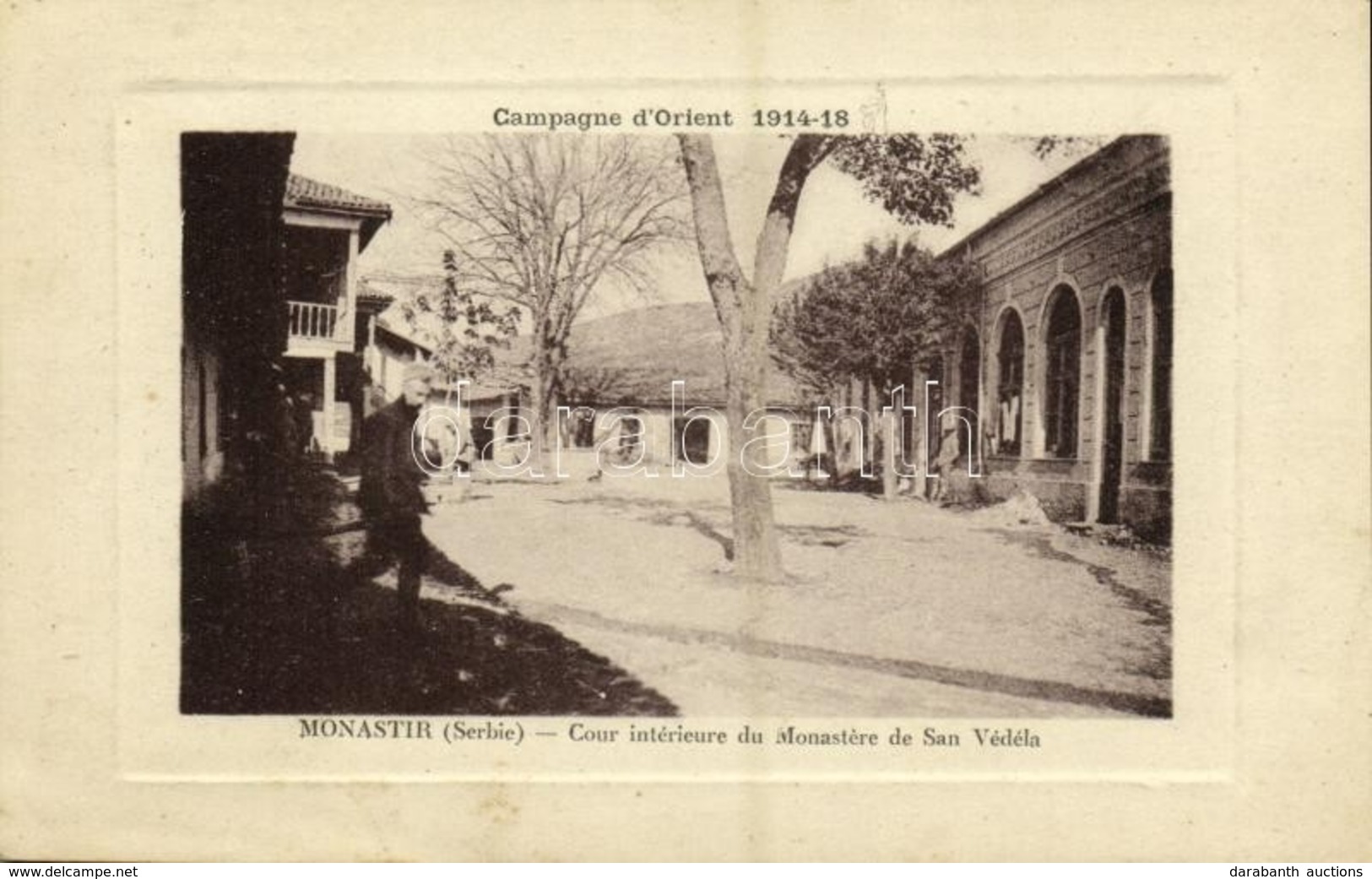 * T2 Bitola, Monastir; Campagne D'Orient 1914-18, Cour Intérieure Du Monastére De San Védéla / Monastery, Inner Courtyar - Ohne Zuordnung