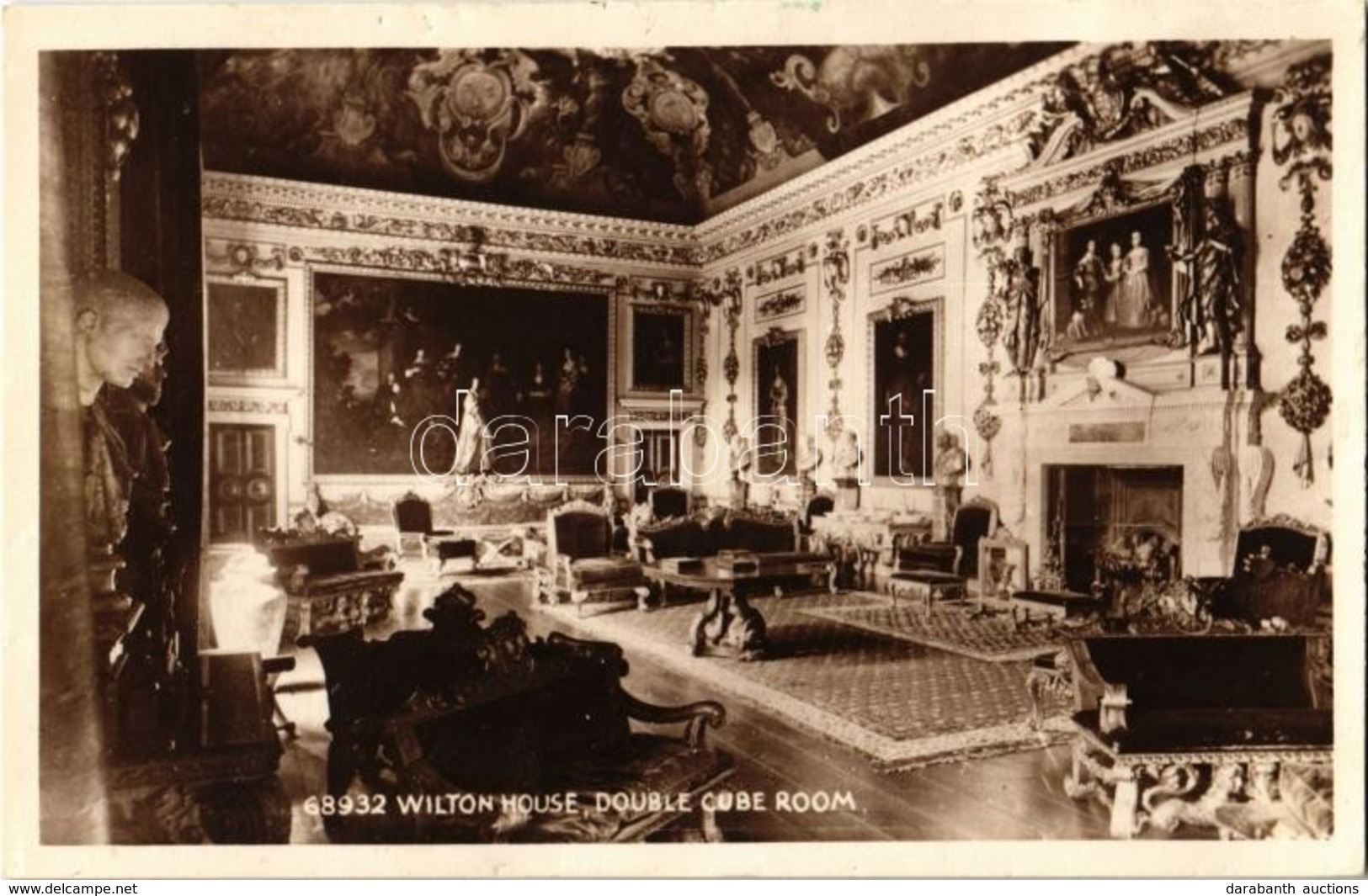 ** Salisbury - 13 Pre-1945 Unused Town-view Postcards Of The Wilton House - Autres & Non Classés