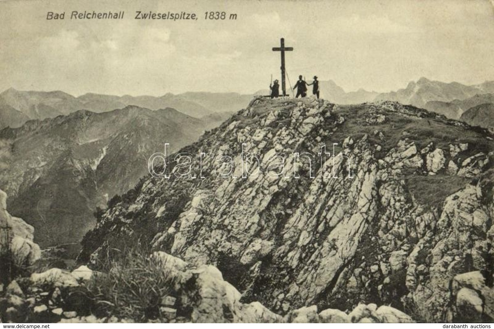 T1/T2 1910 Bad Reichenhall, Zwieselspitze / Mountain Peak - Ohne Zuordnung