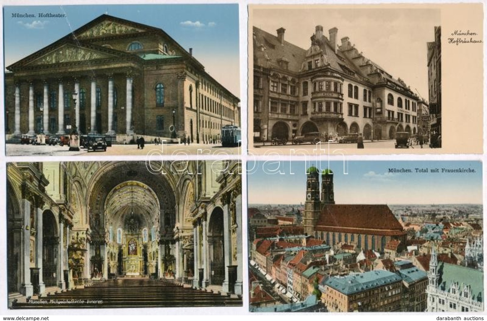 ** München, Munich; 8 Pre-1945 Unused Postcards - Non Classés