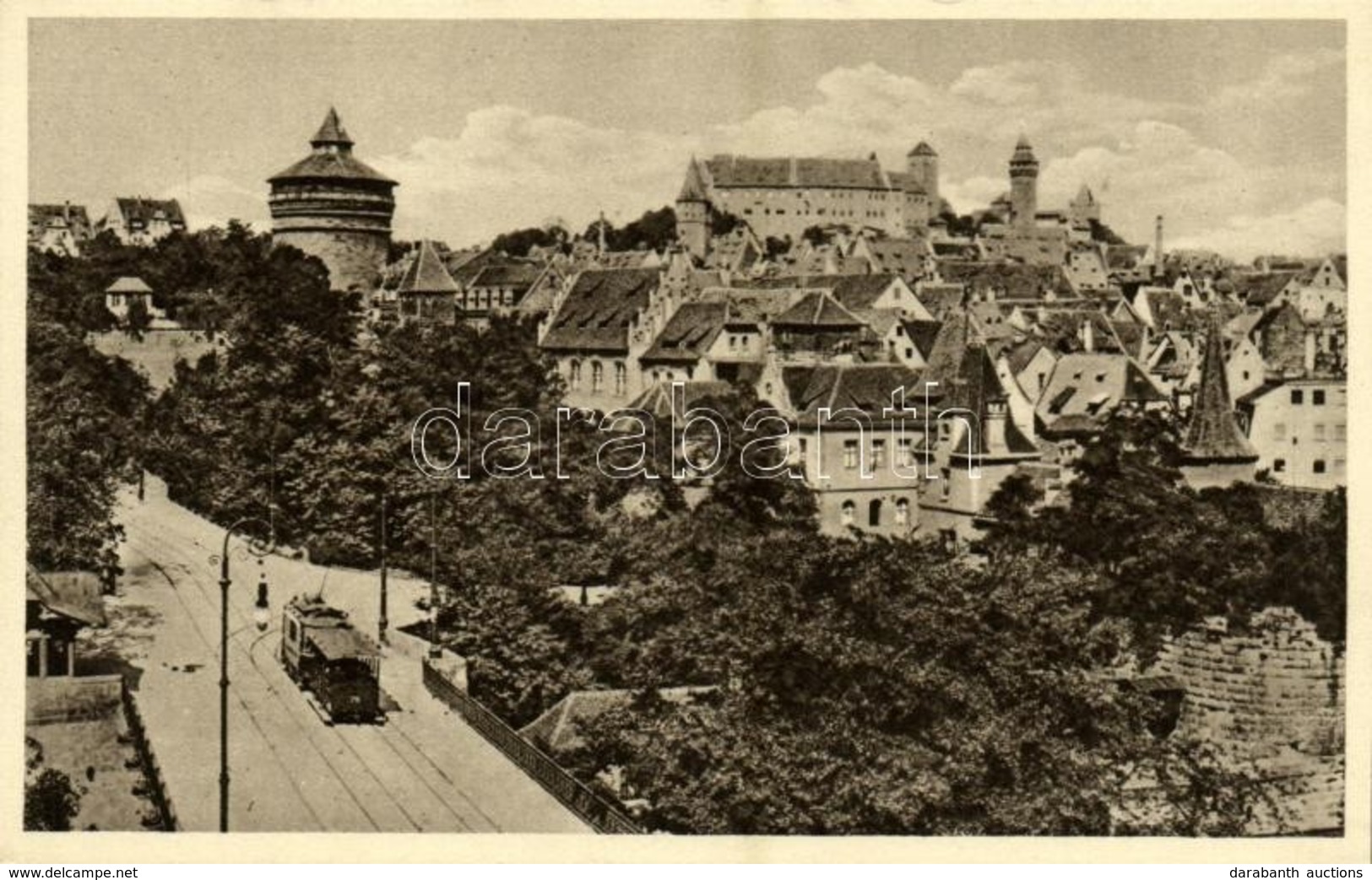 ** T1 Nürnberg, Nuremberg; Hallertorpanorama / General View, Tram - Non Classés