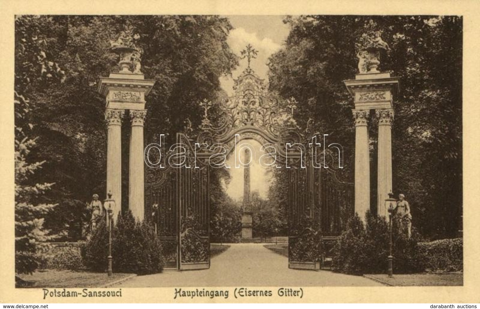 ** T1 Potsdam, Sanssouci, Haupteingang (Eisernes Gitter) / Palace, Main Entrance, Iron Gate - Non Classés